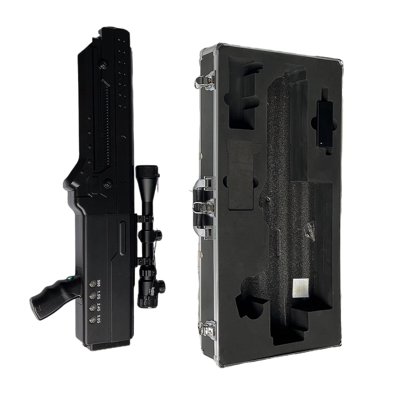  绿园手持便携式枪型低空防御反制四通道A型